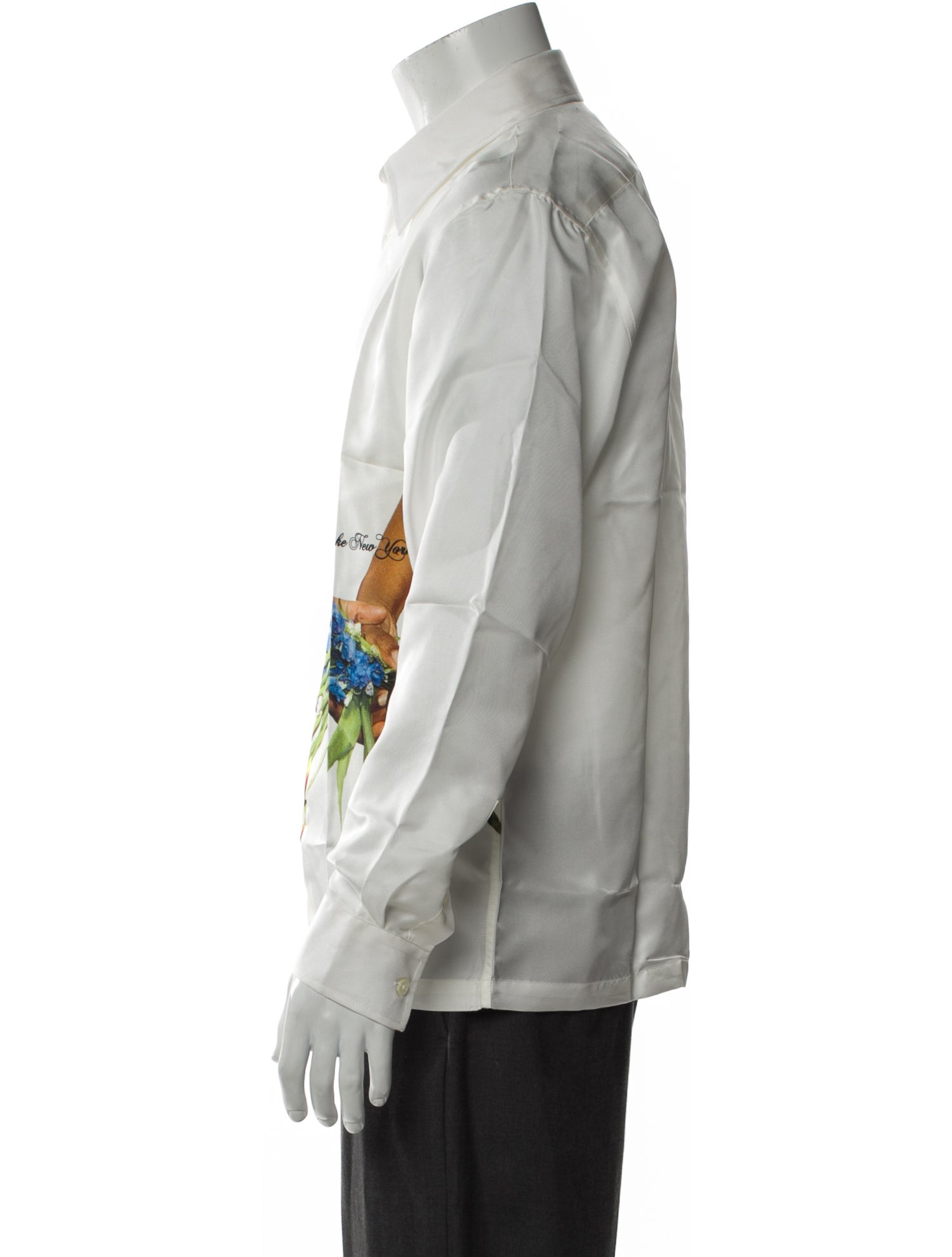 Awake NY Silk Graphic Print Shirt