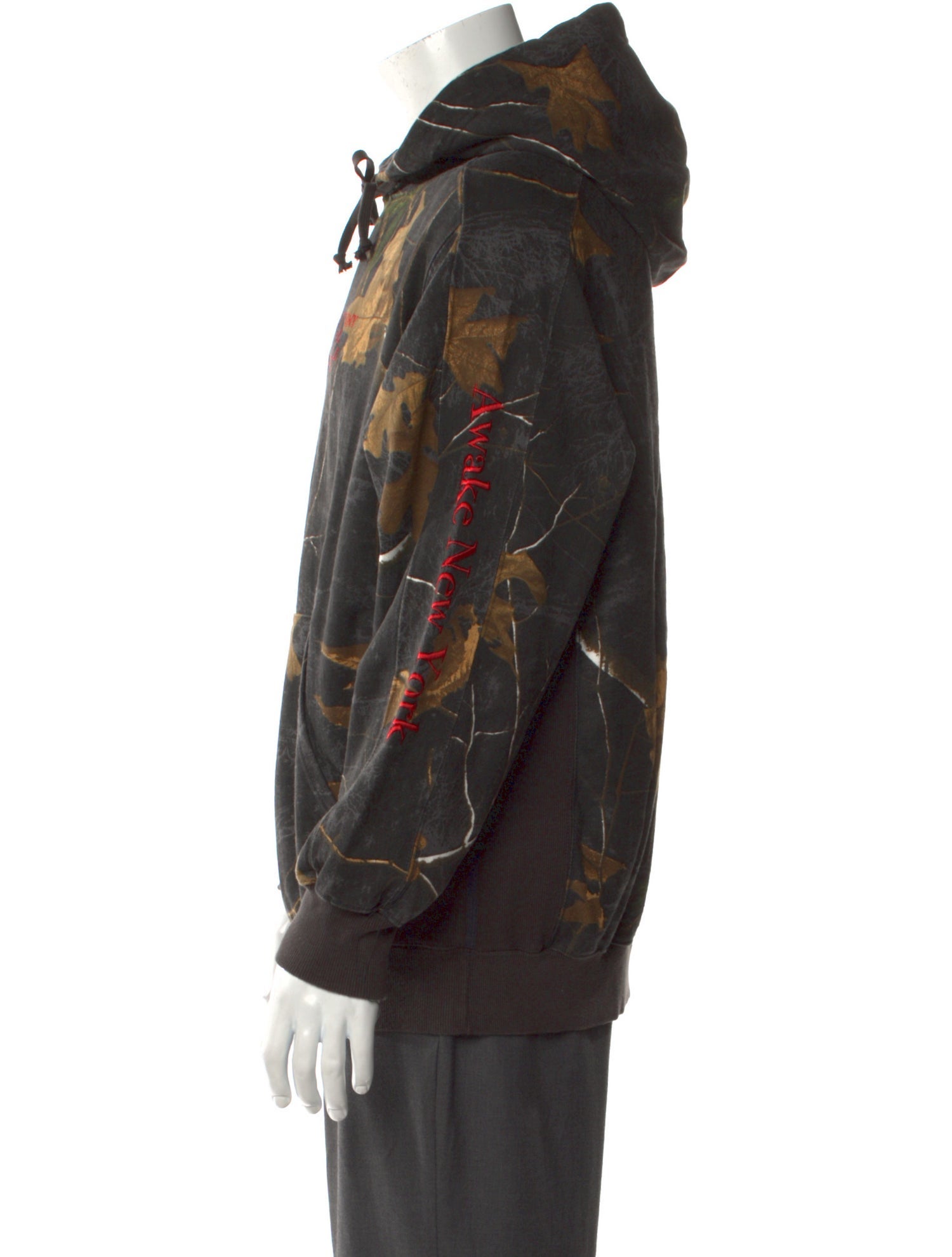 Awake NY Printed Crew Neck Hoodie