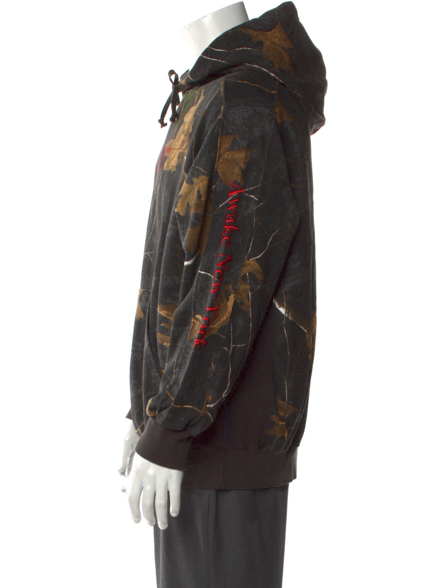 Awake NY Printed Crew Neck Hoodie