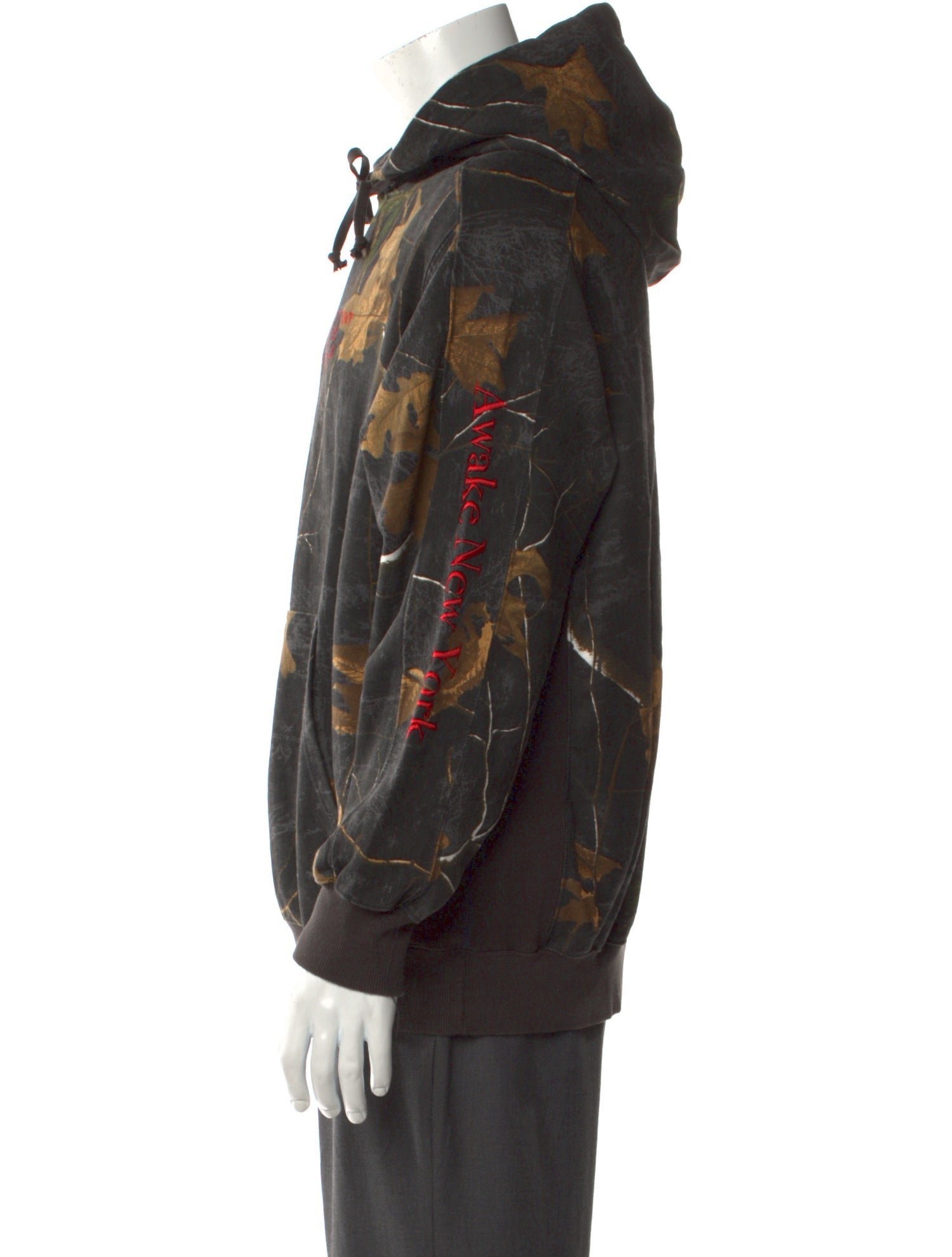 Awake NY Printed Crew Neck Hoodie