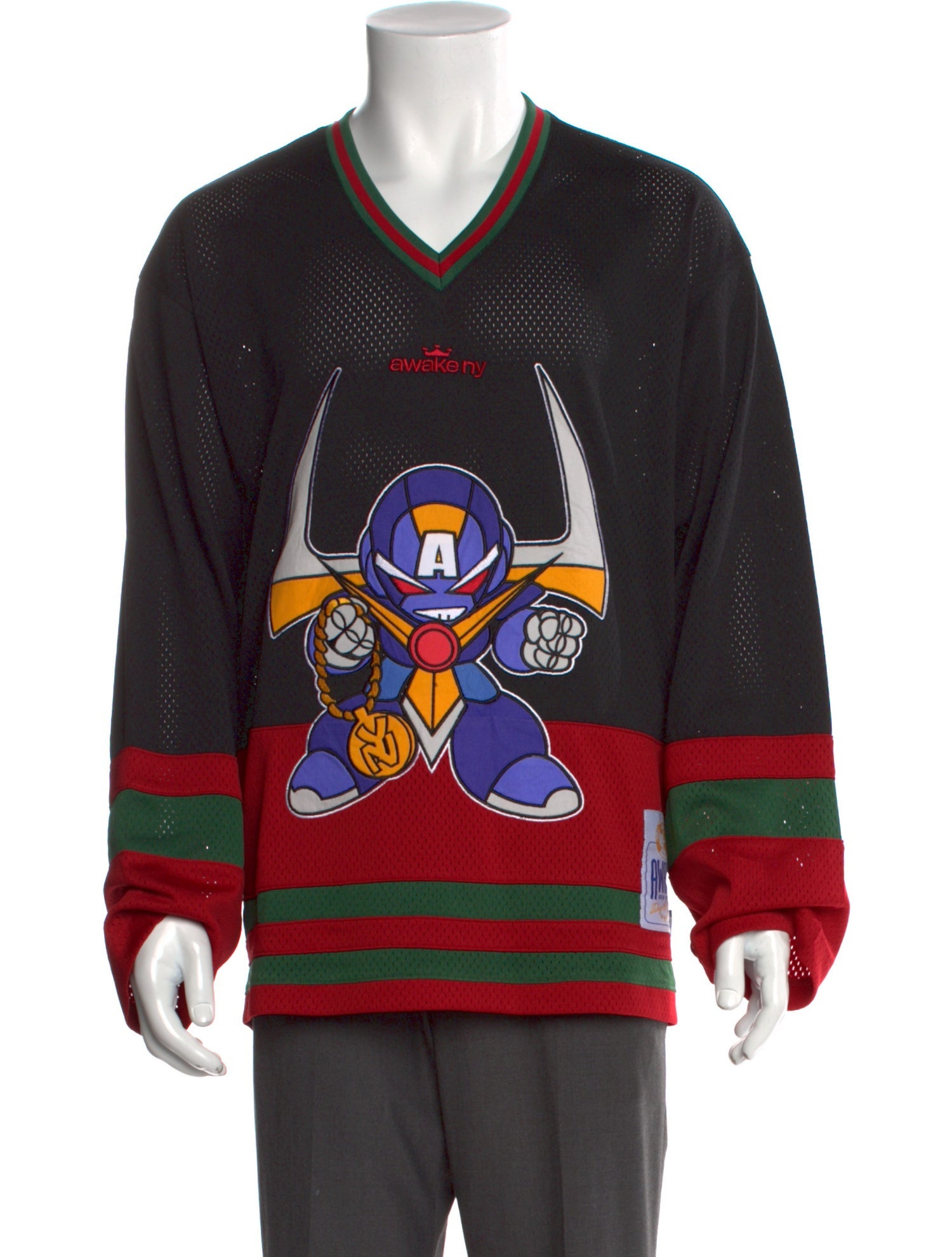 Awake NY Graphic Print Long Sleeve Shirt