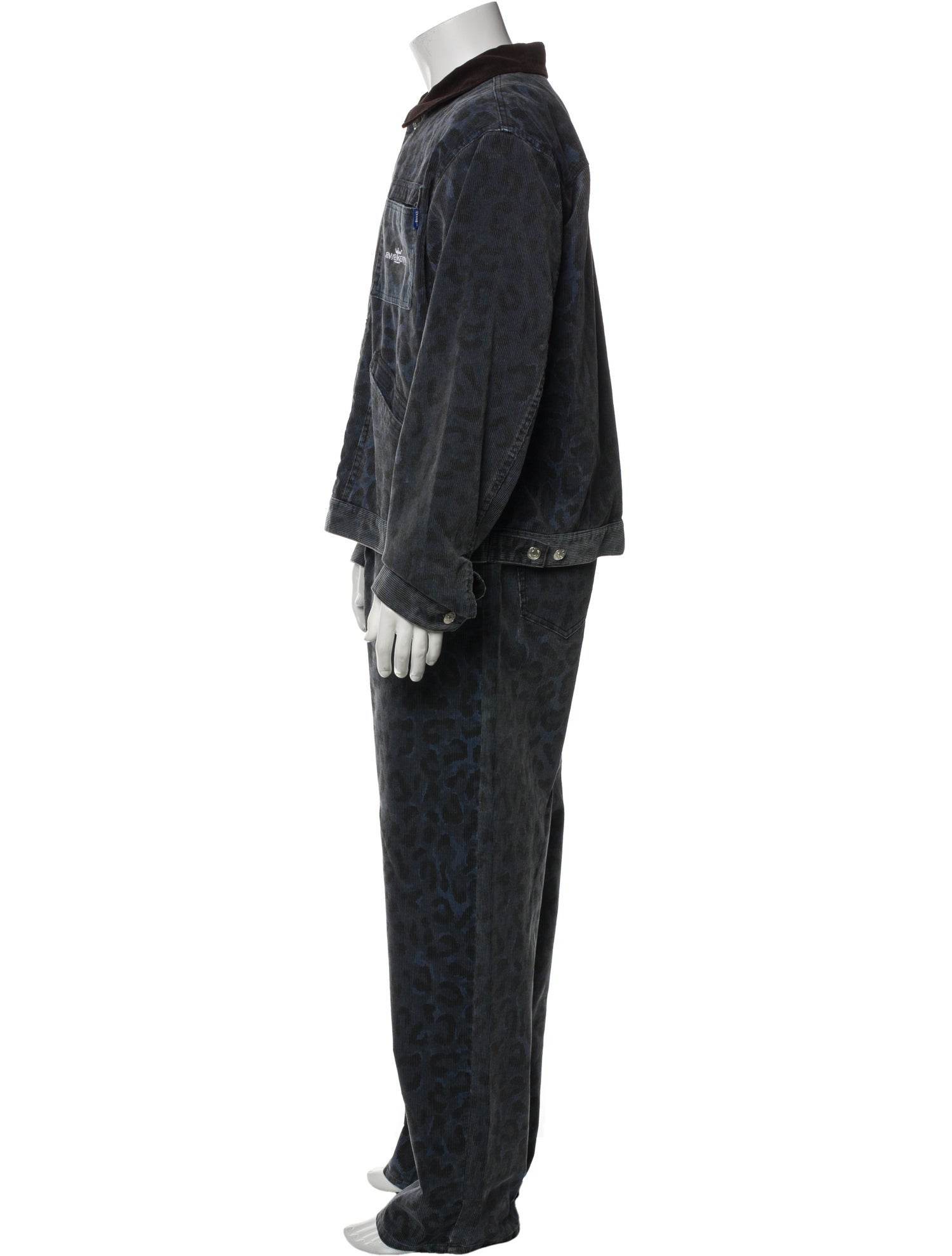 Awake NY Animal Print Two-Piece Suit