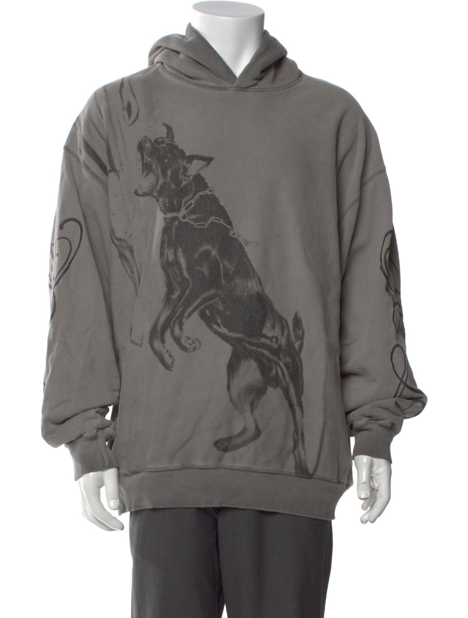 Awake NY Graphic Print Crew Neck Hoodie