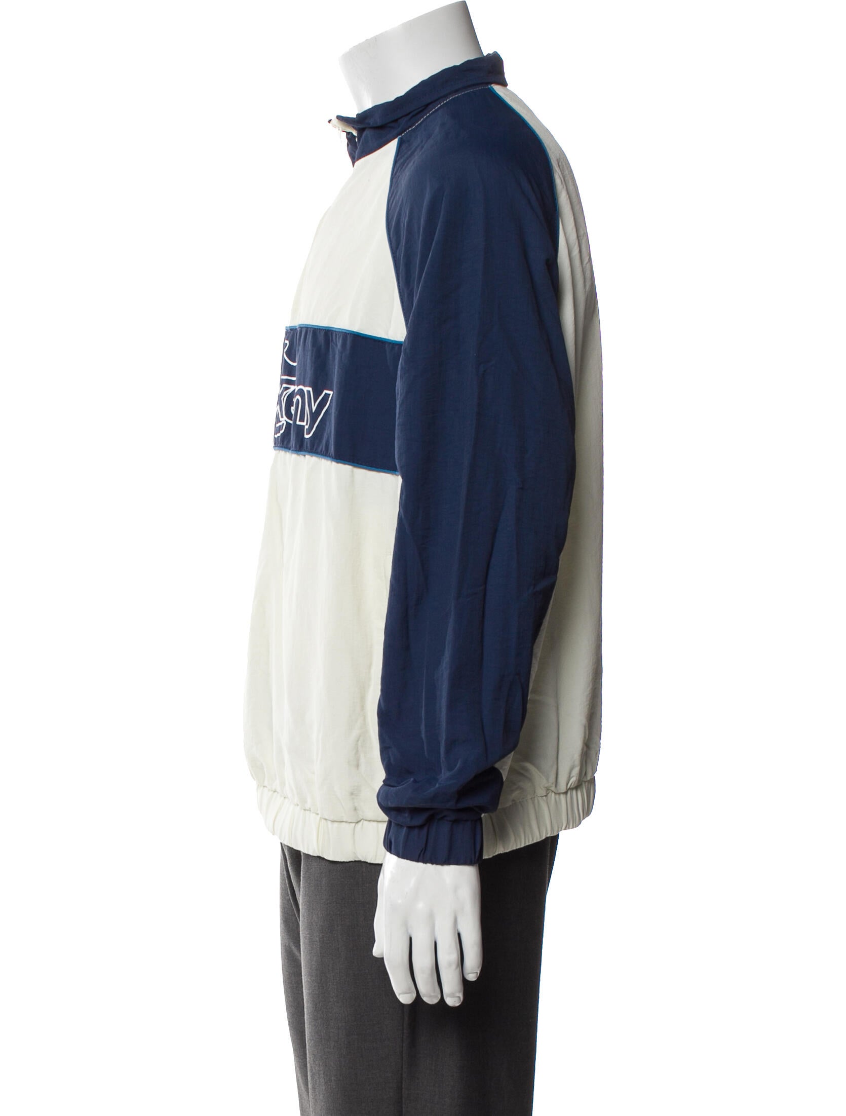 Awake NY Colorblock Pattern Windbreaker