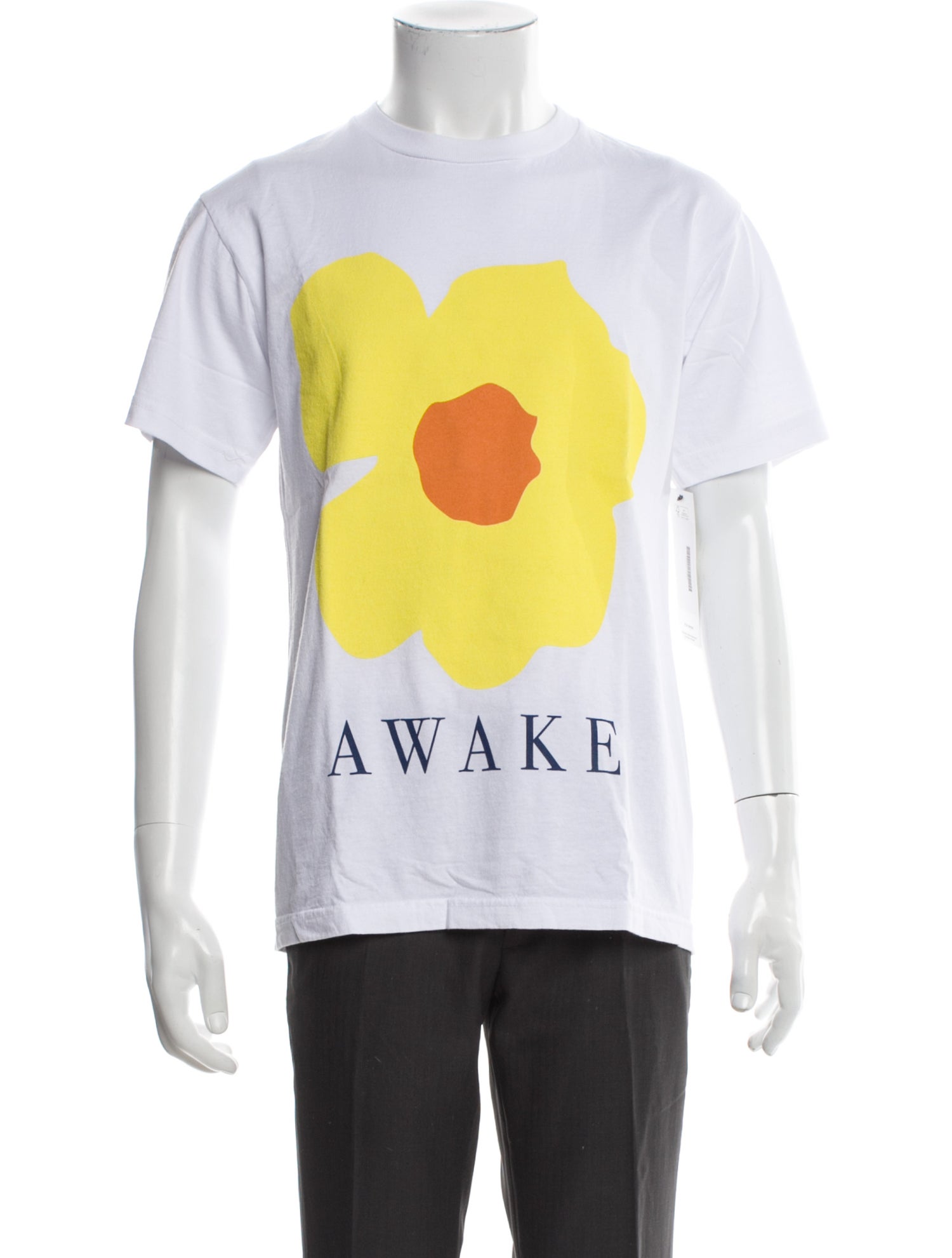 Awake NY Graphic Print Crew Neck T-Shirt