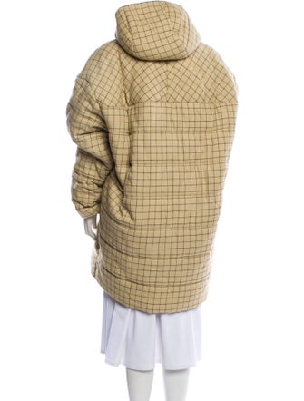 Awake NY Plaid Print Coat