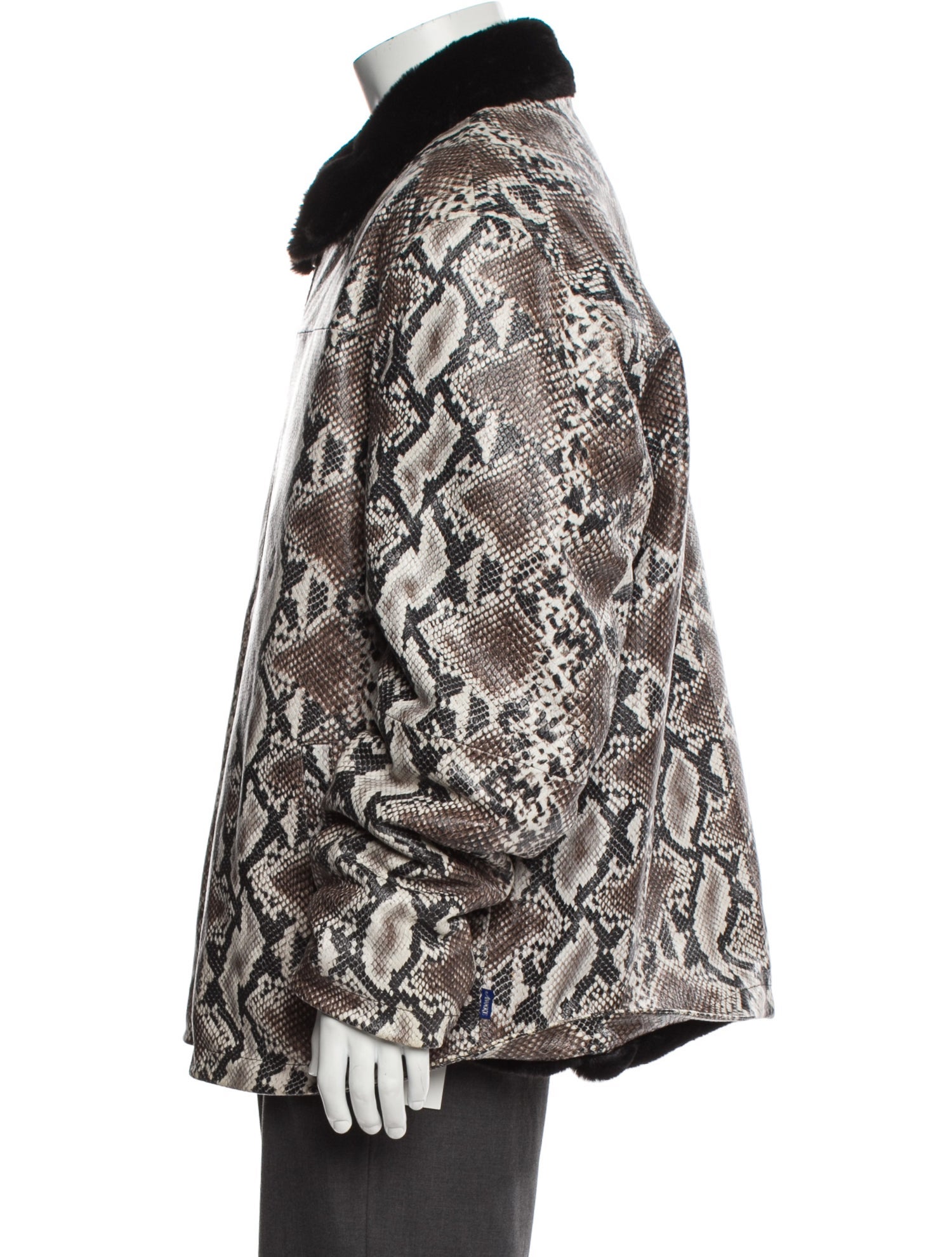 Awake NY Animal Print Trucker Jacket