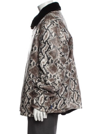 Awake NY Animal Print Trucker Jacket