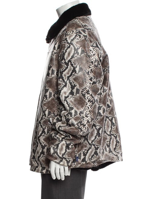 Awake NY Animal Print Trucker Jacket