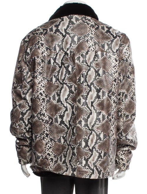Awake NY Animal Print Trucker Jacket