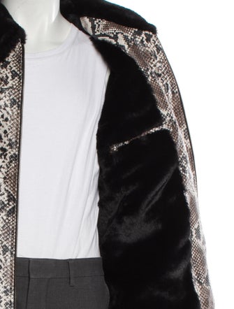 Awake NY Animal Print Trucker Jacket