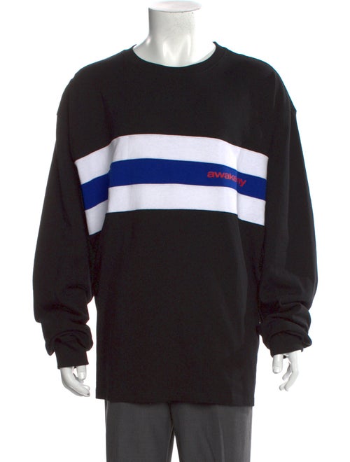 Awake NY Striped Crew Neck T-Shirt