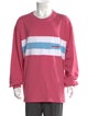 Awake NY Colorblock Pattern Crew Neck Sweatshirt