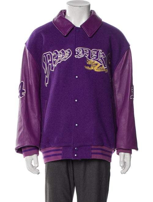 Awake NY Wool Graphic Print Jacket