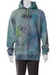 Awake NY Tie-Dye Print V-Neck Hoodie