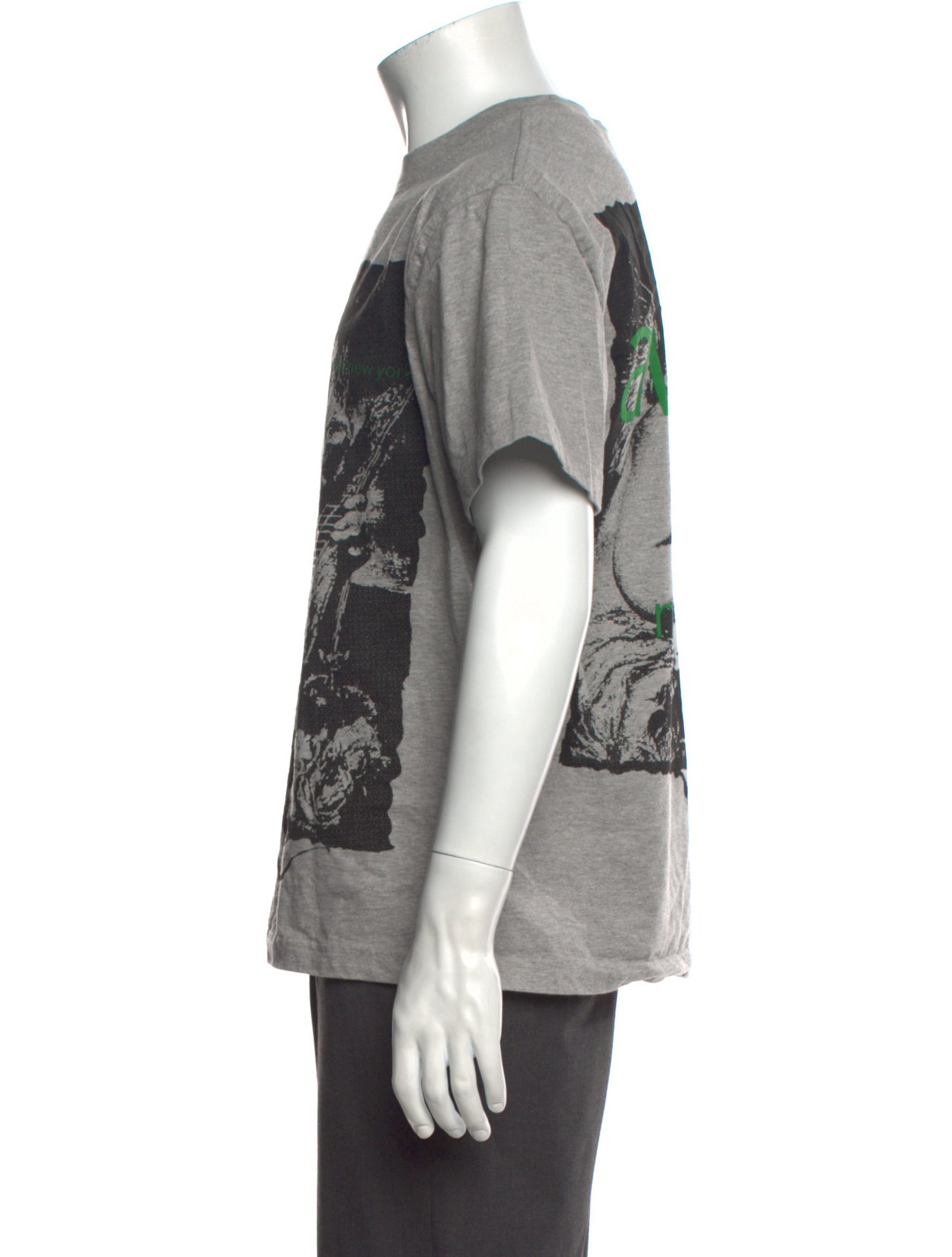 Awake NY Graphic Print Crew Neck T-Shirt