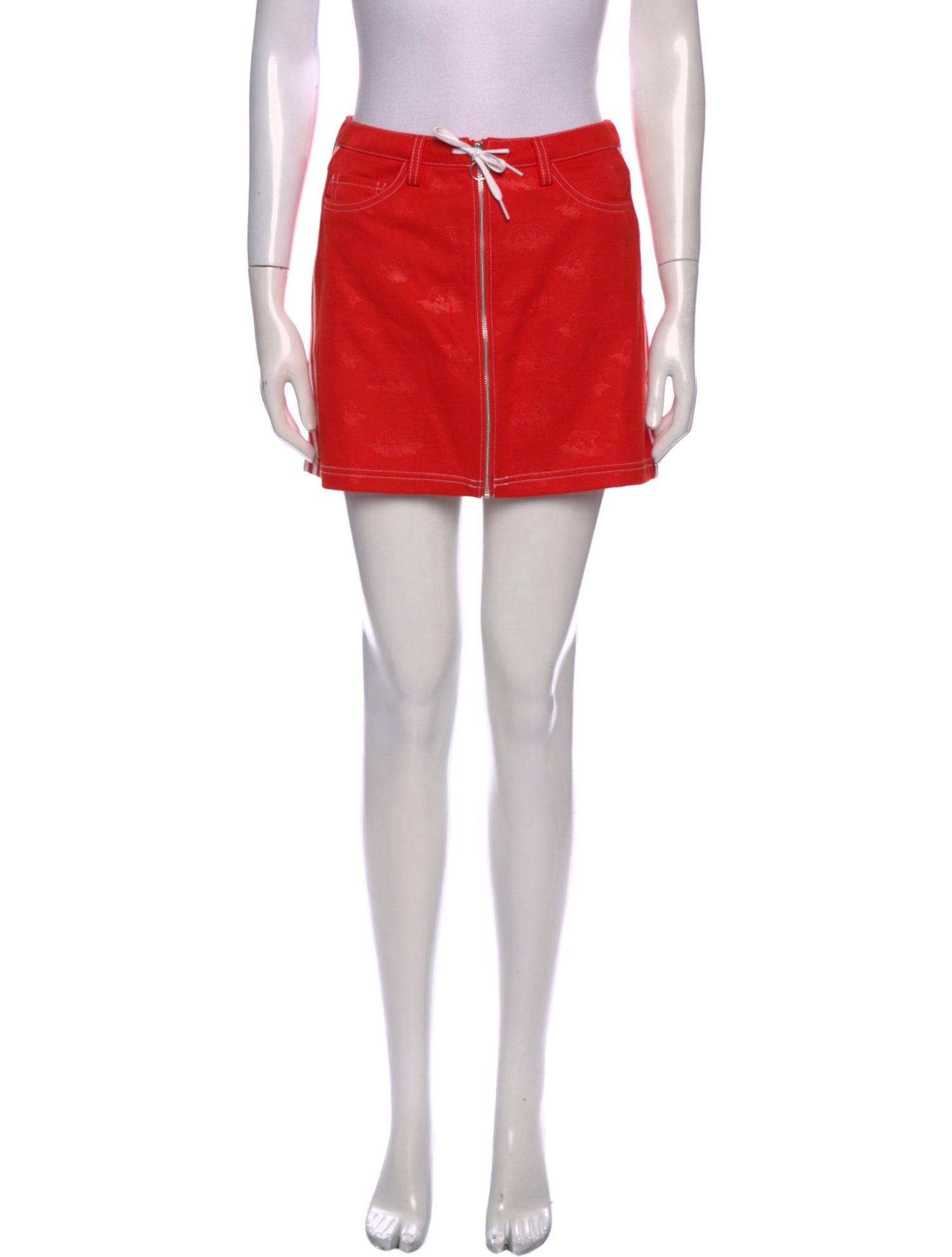 adidas x Fiorucci Grosgrain Trim Mini Skirt