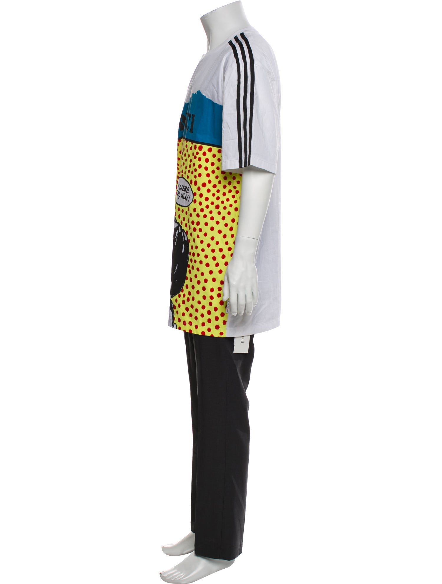 adidas x Fiorucci Graphic Print Crew Neck T-Shirt