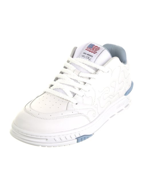 Axel Arigato Leather Embroidered Accent Sneakers