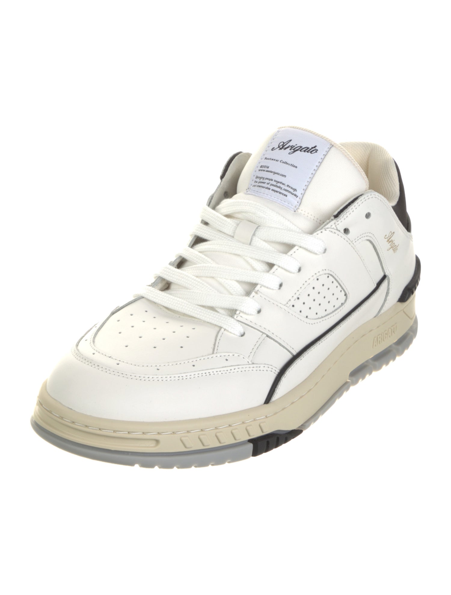 Axel Arigato Leather Colorblock Pattern Sneakers w/ Tags