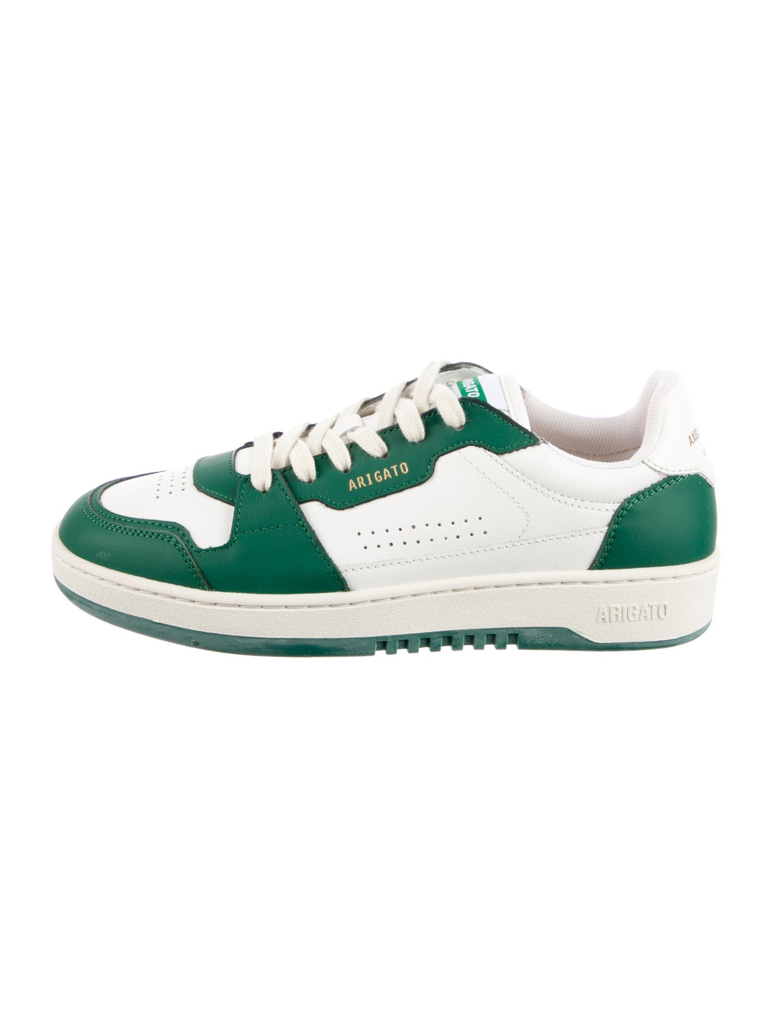 Axel Arigato Leather Colorblock Pattern Sneakers