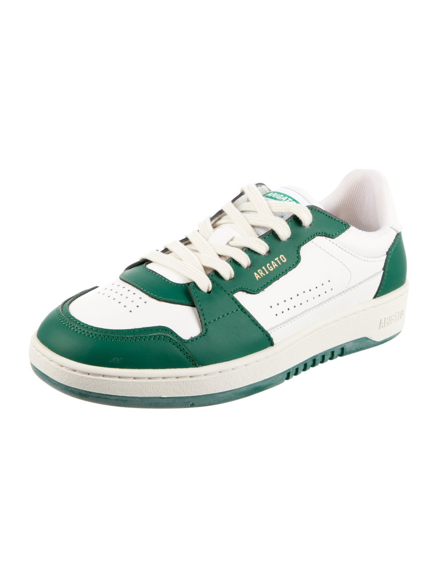 Axel Arigato Leather Colorblock Pattern Sneakers