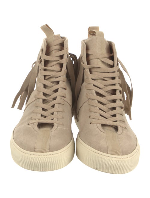Axel Arigato Suede Fringe Trim Accent Sneakers