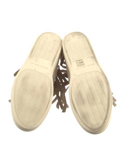 Axel Arigato Suede Fringe Trim Accent Sneakers