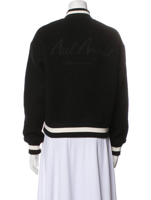 Axel Arigato Wool Graphic Print Bomber Jacket