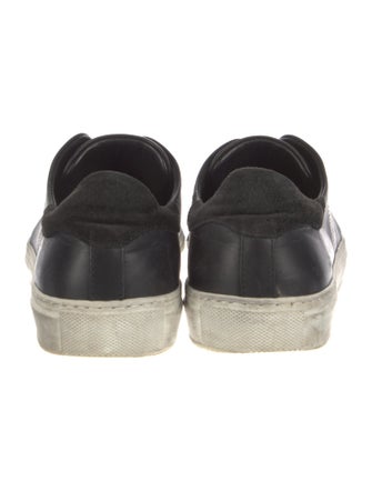 Axel Arigato Leather Colorblock Pattern Sneakers