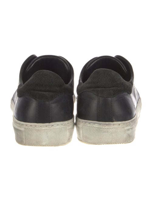 Axel Arigato Leather Colorblock Pattern Sneakers