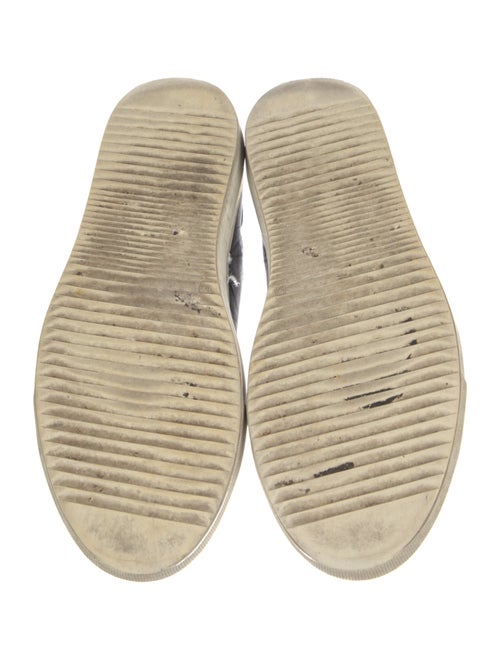 Axel Arigato Leather Colorblock Pattern Sneakers