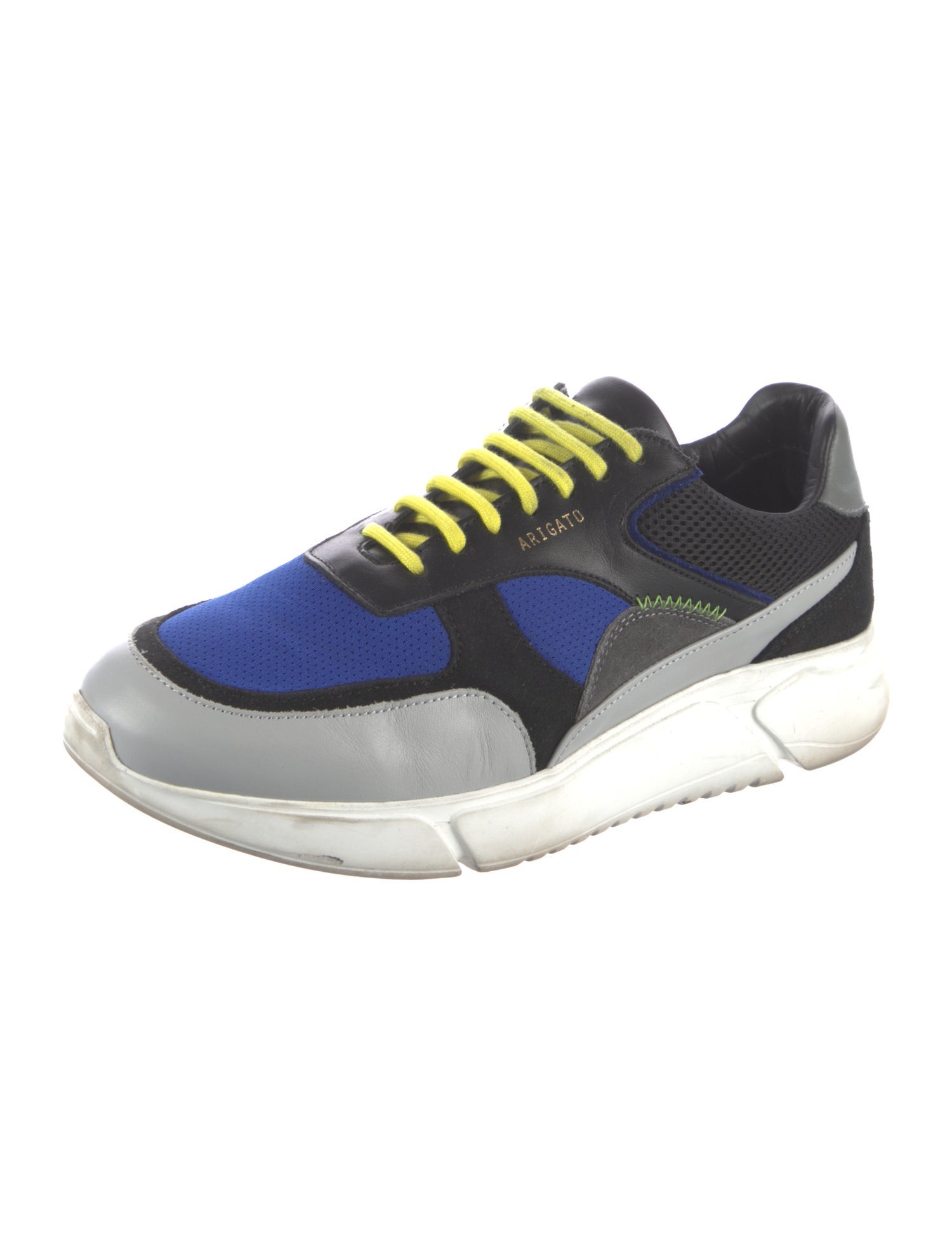 Axel Arigato Mesh Colorblock Pattern Athletic Sneakers