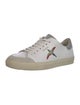 Axel Arigato Leather Embroidered Accent Sneakers