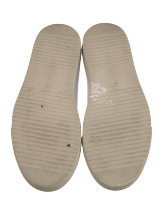 Axel Arigato Leather Embroidered Accent Sneakers