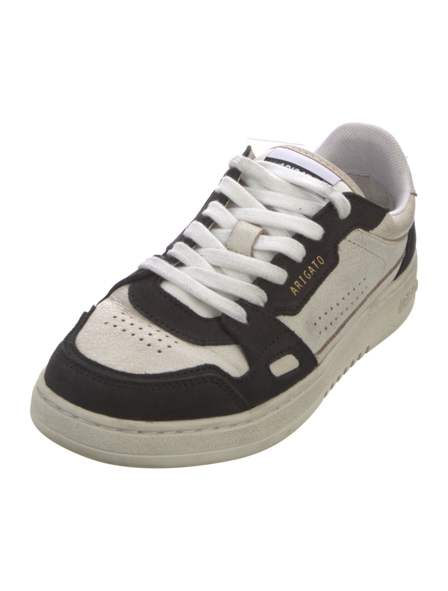 Axel Arigato Leather Colorblock Pattern Sneakers