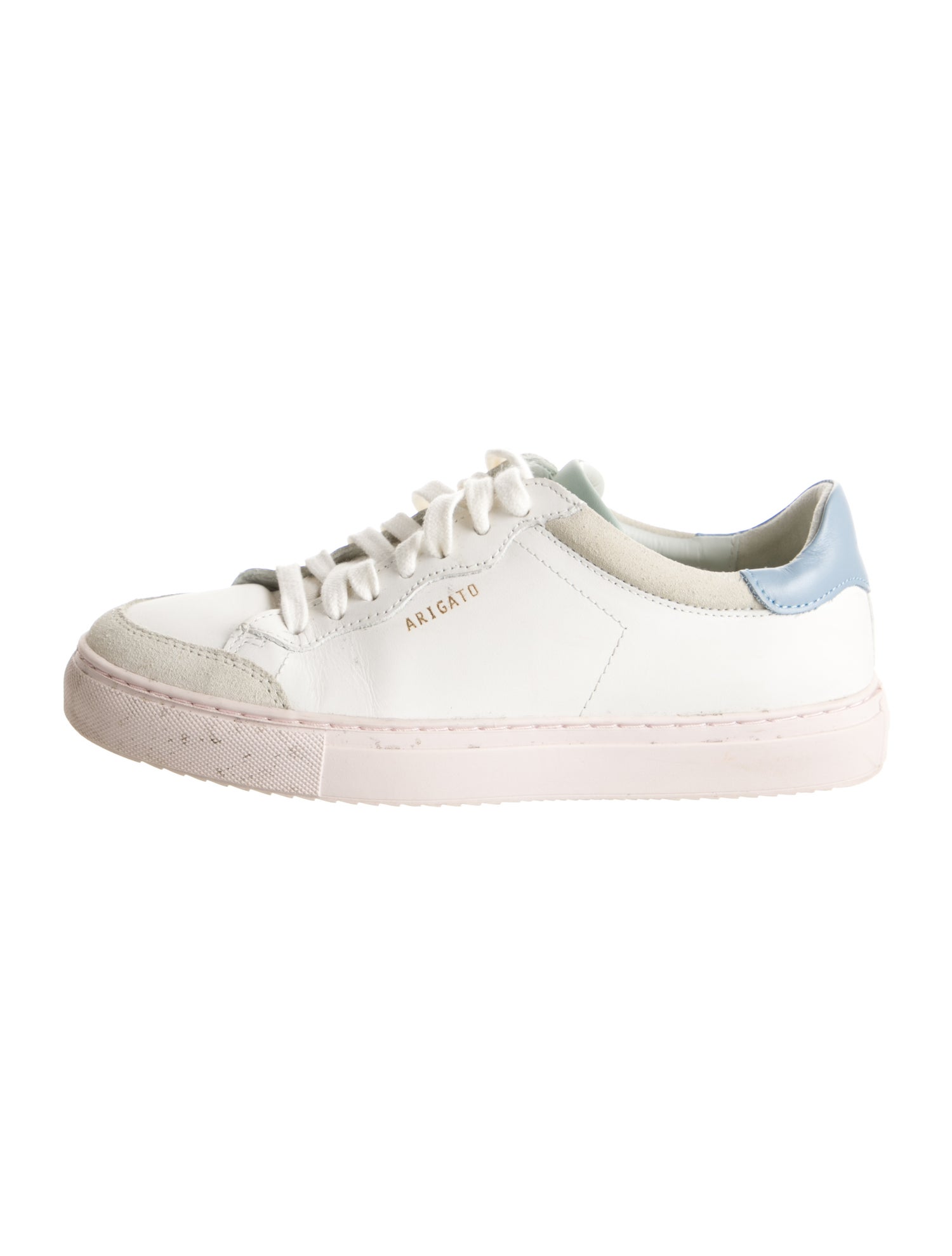 Axel Arigato Leather Embroidered Accent Sneakers