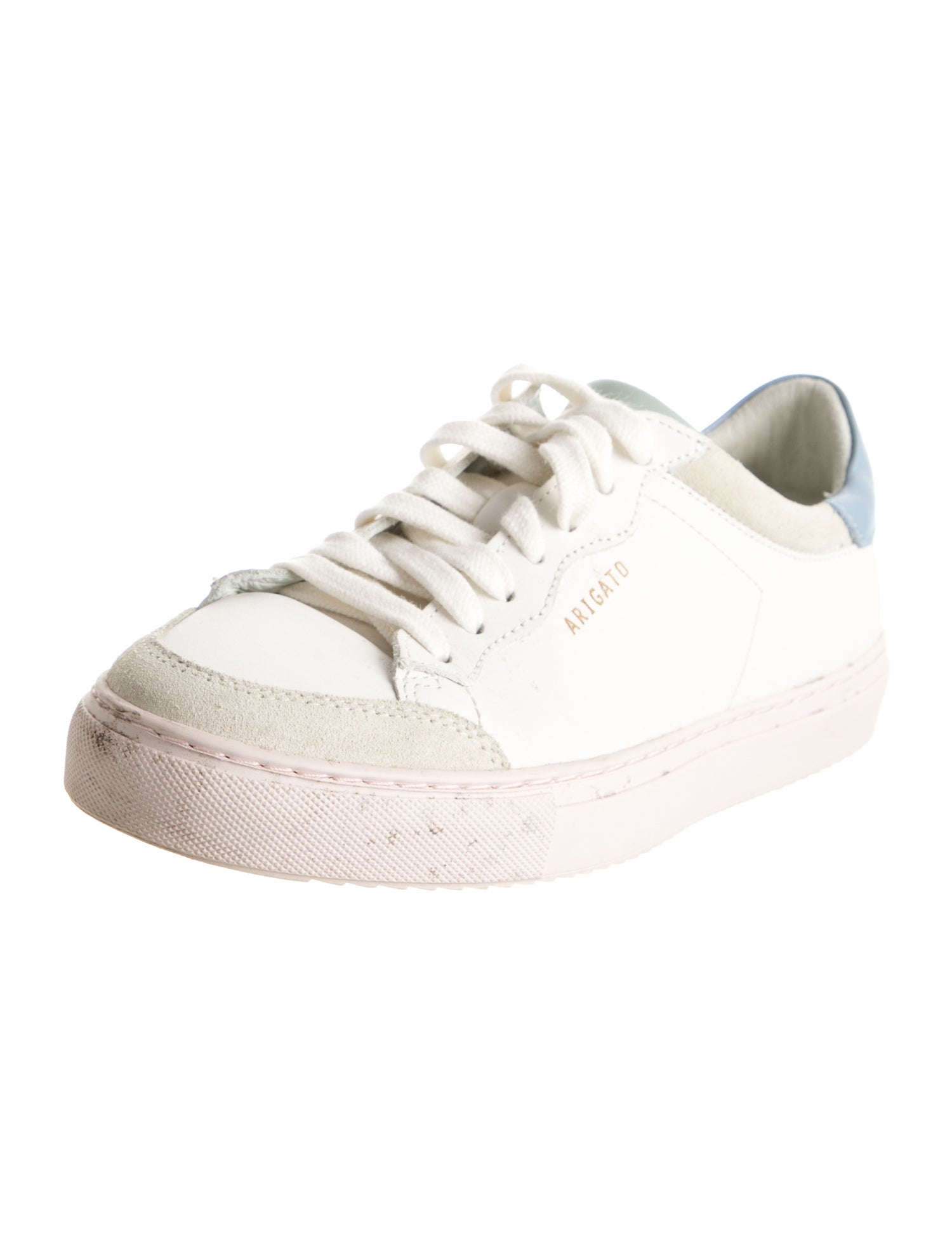 Axel Arigato Leather Embroidered Accent Sneakers