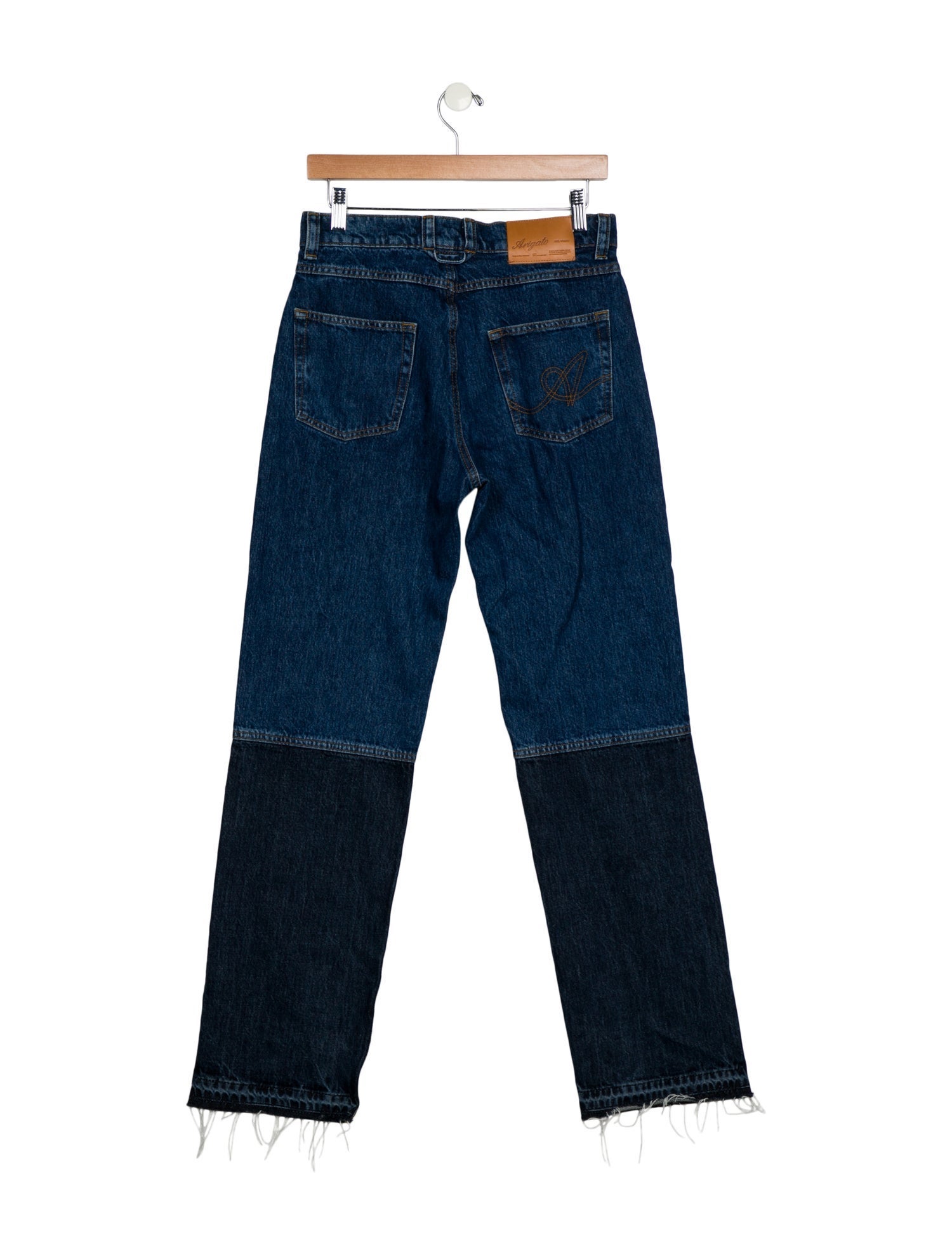 Axel Arigato High-Rise Straight Leg Jeans