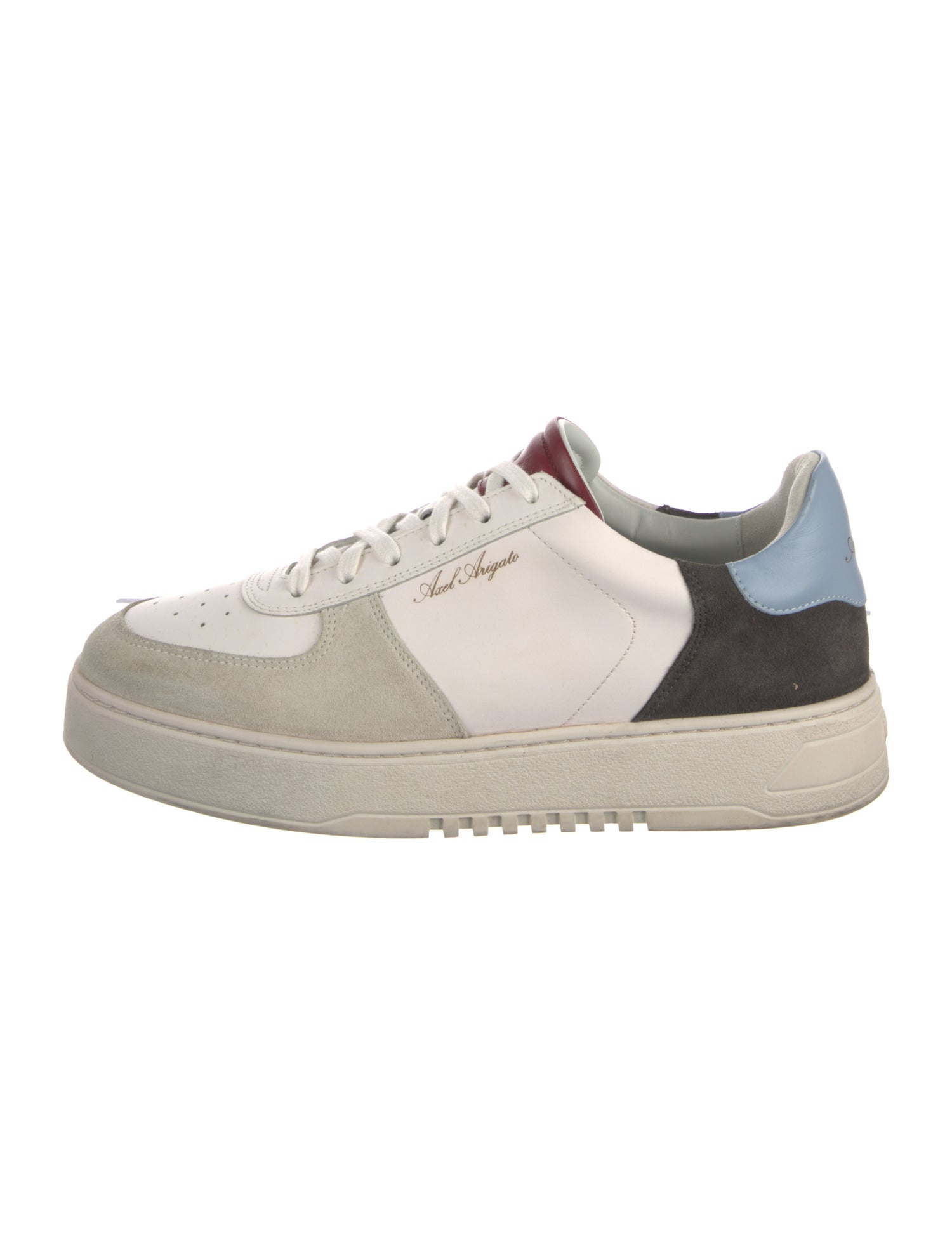 Axel Arigato Leather Colorblock Pattern Sneakers