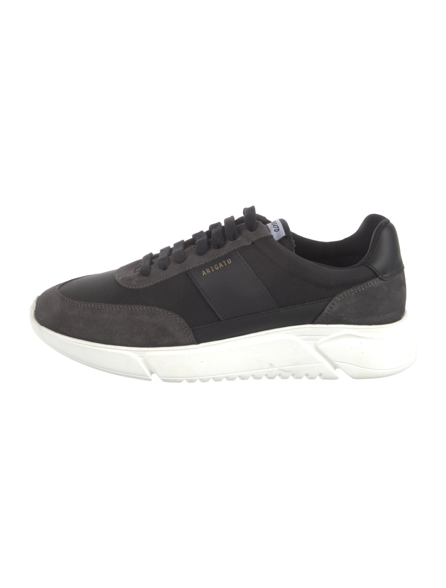 Axel Arigato Canvas Raw-Edge Trim Athletic Sneakers