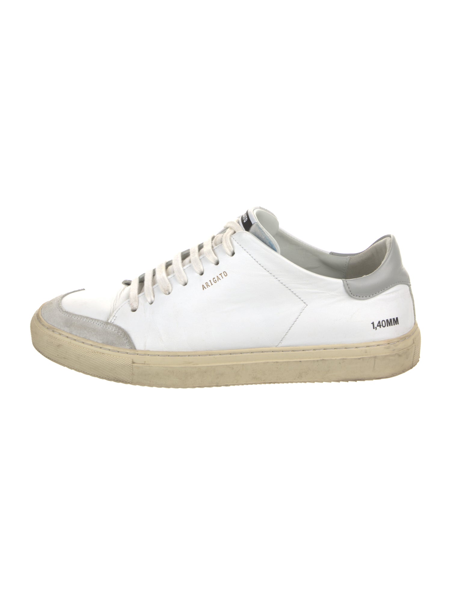 Axel Arigato Leather Colorblock Pattern Sneakers