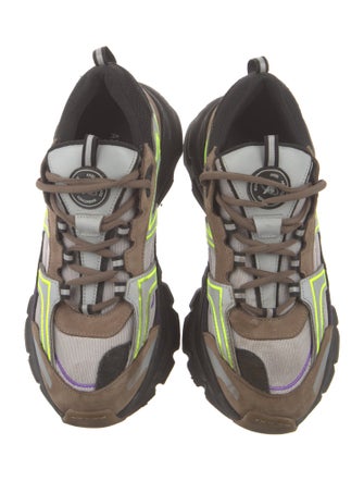 Axel Arigato Suede Printed Chunky Sneakers