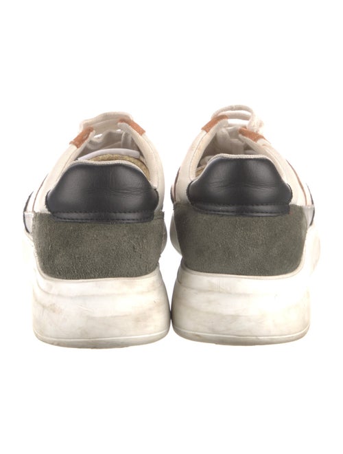 Axel Arigato Suede Colorblock Pattern Sneakers
