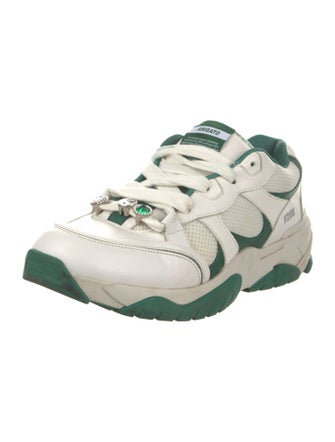 Axel Arigato Leather Colorblock Pattern Sneakers