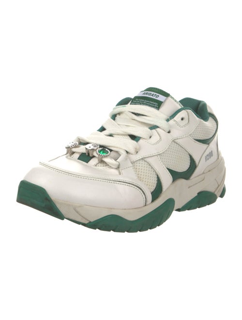 Axel Arigato Leather Colorblock Pattern Sneakers