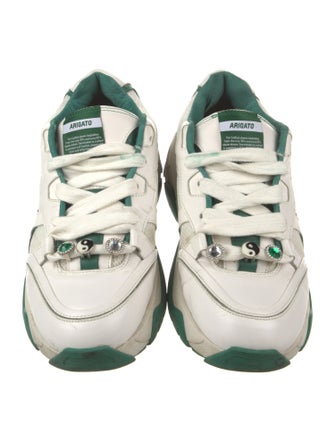 Axel Arigato Leather Colorblock Pattern Sneakers