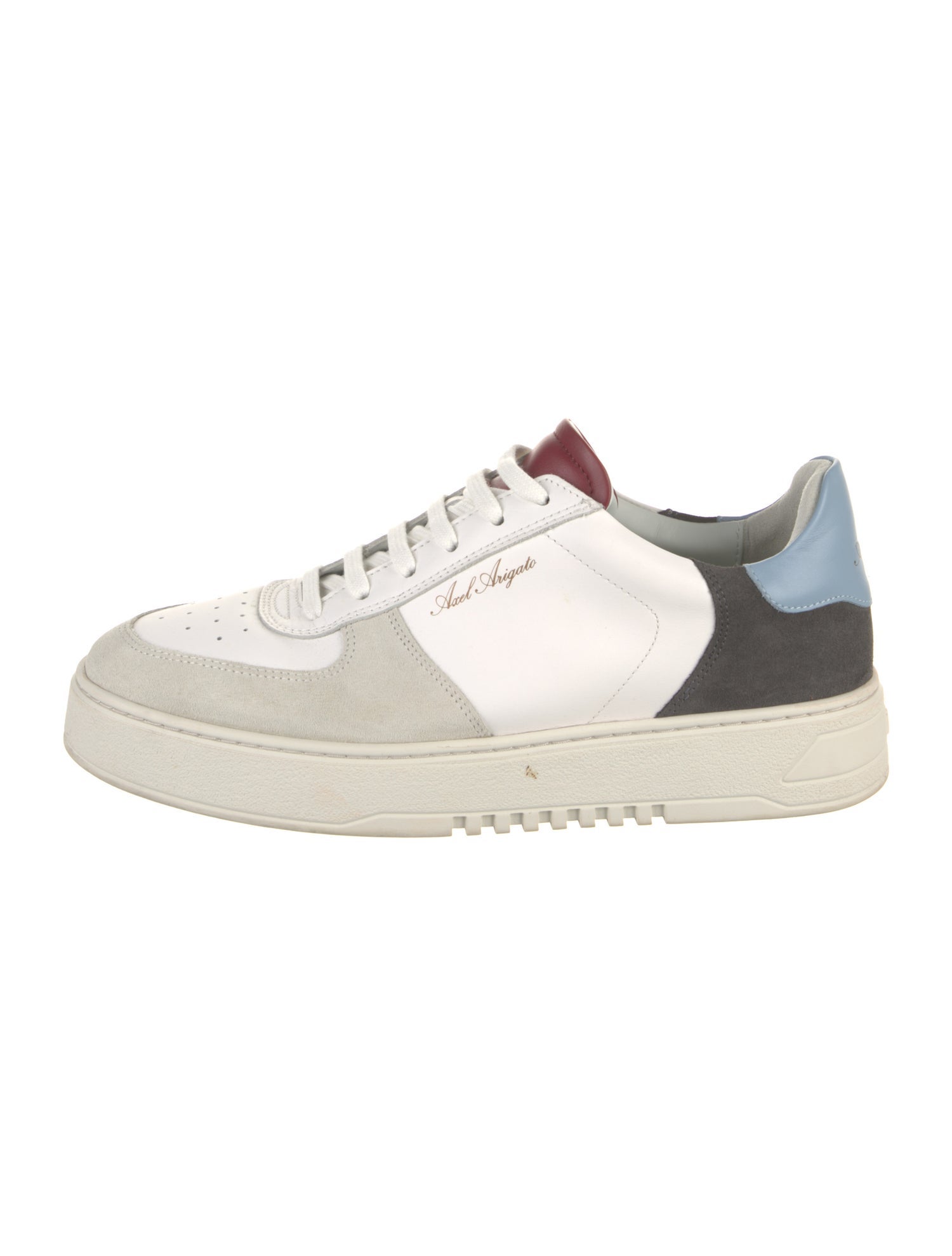 Axel Arigato Leather Colorblock Pattern Sneakers