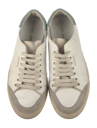 Axel Arigato Leather Colorblock Pattern Sneakers