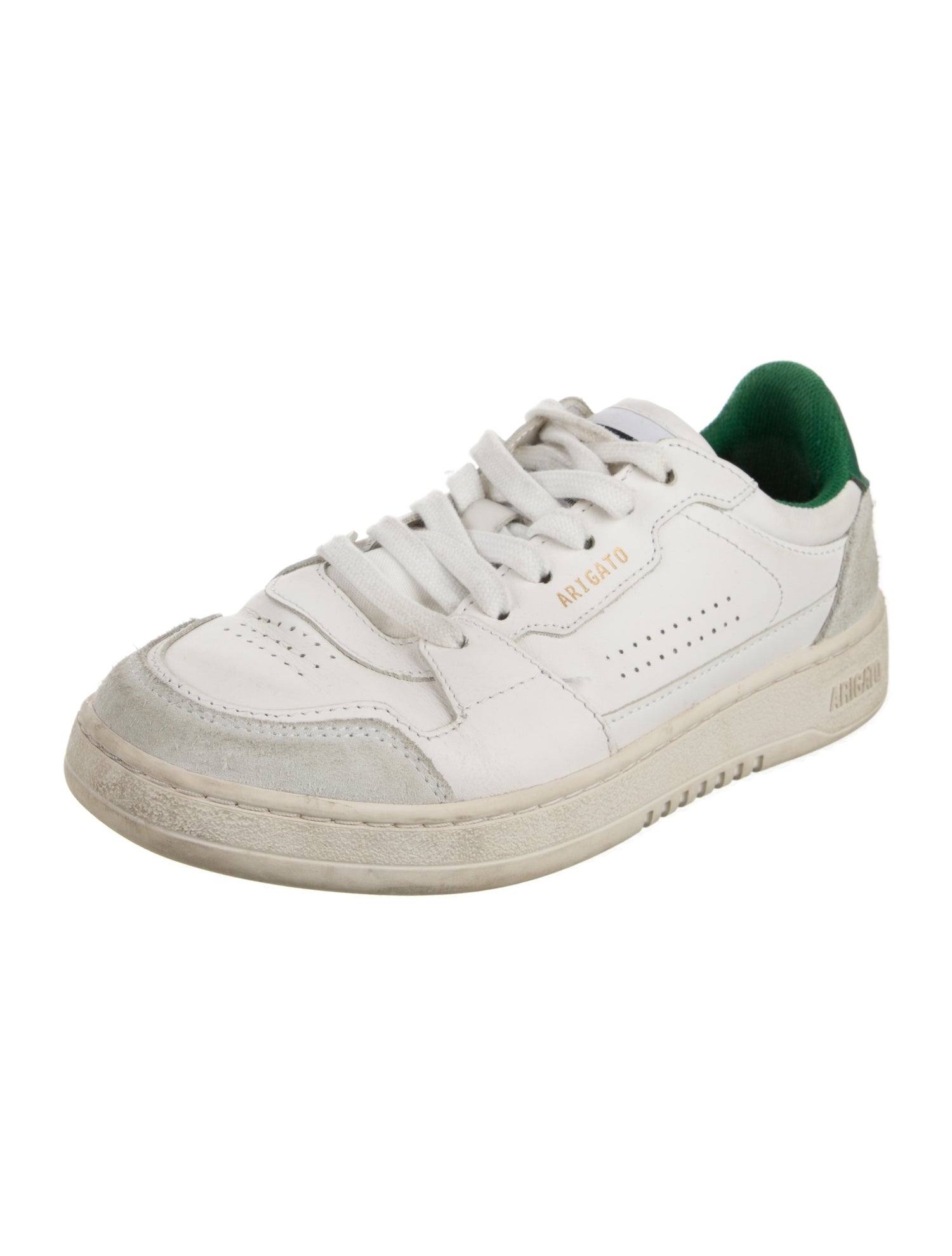 Axel Arigato Leather Colorblock Pattern Sneakers